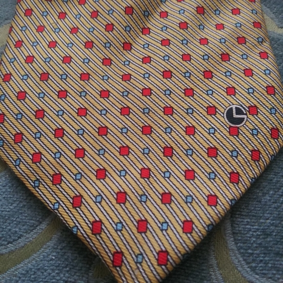 Goldion Men's Necktie Pure Silk Handmade 60" - Picture 3 of 6